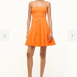 STAUD Wylie Mini Dress in Apricot